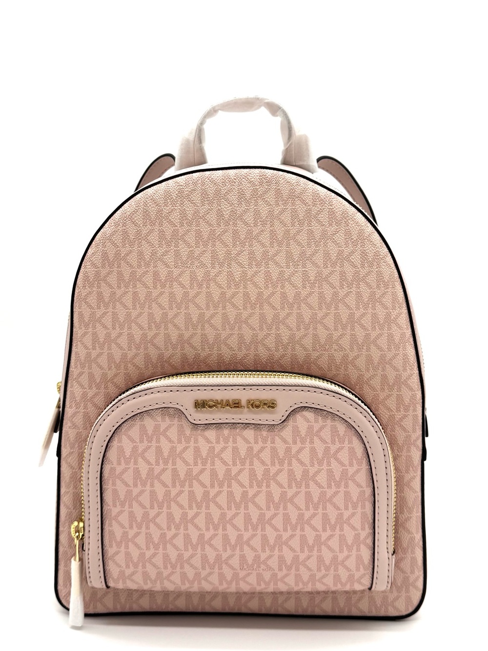 Michael Kors Jaycee Medium Signature Logo Backpack Powder Blush